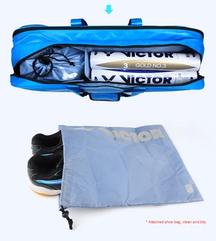 2021 Victor tollaslabda, tenisz sport táskák kiegészítők ütő táska Sport hátizsák sport táska BR8610 táska