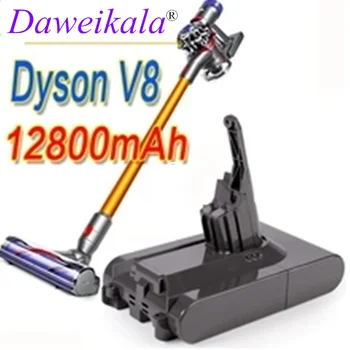 2023 Eredeti DysonV8 12800mAh 21.6 V Akkumulátor Dyson V8-as az Abszolút /Puha/Állat Li-ion Porszívó újratölthető Akkumulátor