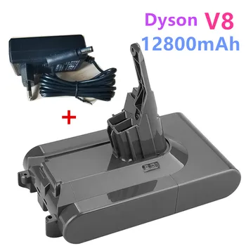 2023 Eredeti DysonV8 12800mAh 21.6 V Akkumulátor Dyson V8-as az Abszolút /Puha/Állat Li-ion Porszívó újratölthető Akkumulátor
