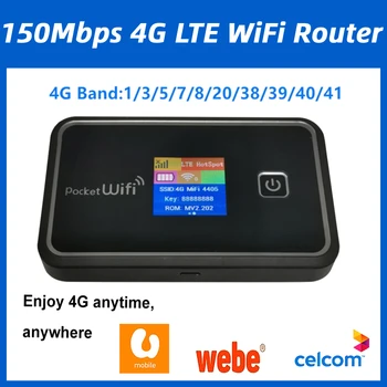 4G LTE Vezeték nélküli USB-s WiFi Dongle 150Mbps Router Mobile Hotspot Dongle Router Hálózati Adapter 4500mAh Power Bank Funkció