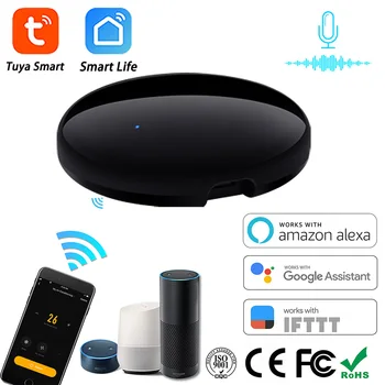 5 Db Tuya WiFi Smart IR Távirányító Smart Élet APP Cserélje ki a TV-DVD AUD AC Távoli Működik, Alexa, a Google Haza
