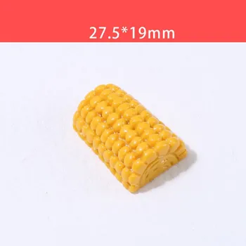 Kukorica Dekorációs Kiegészítők Új Aranyos Gyanta Kaja Lapos vissza Cabochon 20db Szimulált 3D-s Kukorica Scrapbook Kawaii DIY Díszítmények