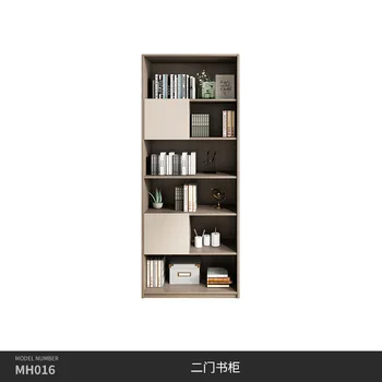 Könyvespolc, valamint könyvespolc kombináció Modern, egyszerű vitrin Nappali Tanulmány Északi tároló szekrény