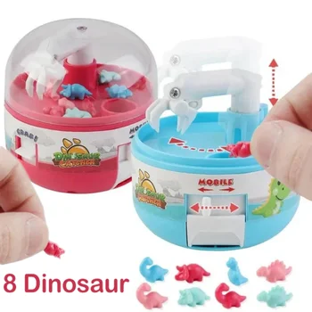 Mini Dinoszaurusz Catcher Kapszula Gép Interaktív Játékok a Gyermekek Kisgyermek Mini Karom Gép Fogása Megragadta Kapszula Játék, Ajándék