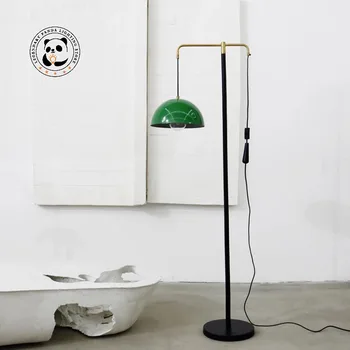 Észak-Európa Design Vas Padlón A Lámpa Meleg Fény Szemvédő Vas Lámpa Test Függőleges Led Nappali, Hálószoba, Dekoratív